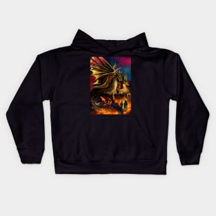 Fire Dragon Kids Hoodie